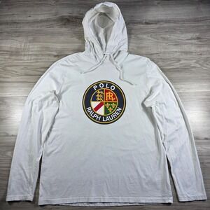 Polo Ralph Lauren Cookie Crest Graphic Logo Drawstring Hoodie
